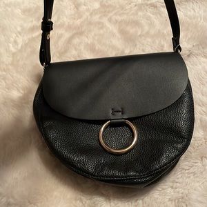 H&M black vegan crossbody bag NWOT